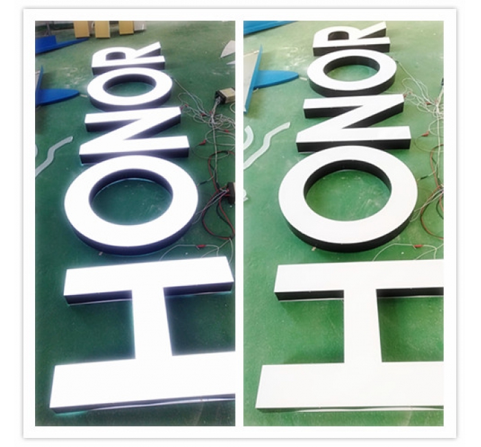 LED無(wú)邊發(fā)光字