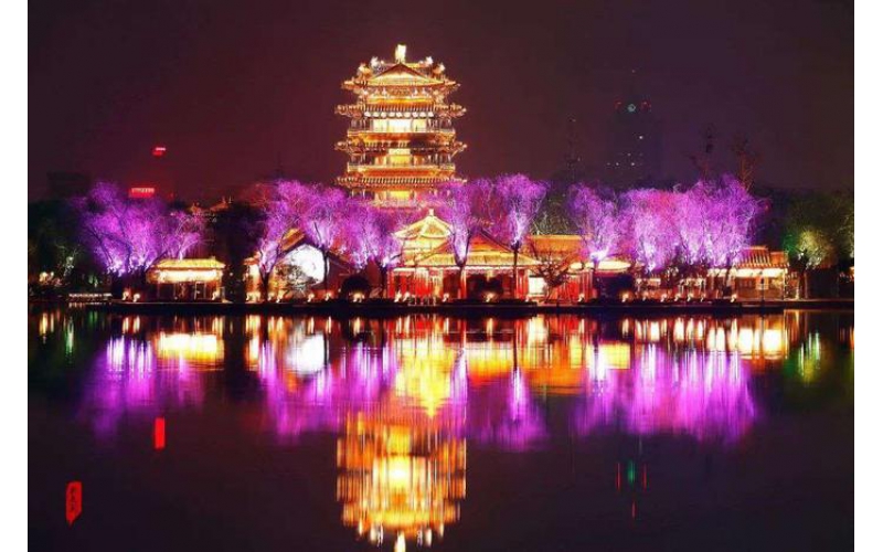 濟(jì)南亮化工程，濟(jì)南照明工程，濟(jì)南城市夜景亮化工程，濟(jì)南樓體亮化工程