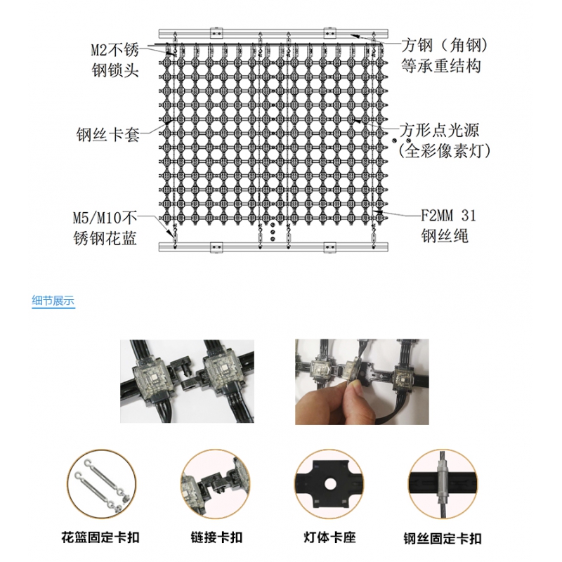 P38.5 LED 網(wǎng)格屏，LED網(wǎng)格軟屏，戶(hù)外LED網(wǎng)格屏